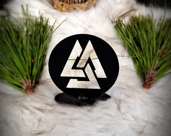 Viking Valknut Symbol: Norse Pagan Altar Decor