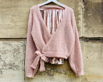 Knitting pattern Camille Wrap Cardigan