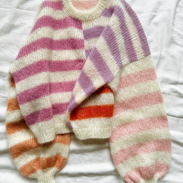 Modèle de tricot pour le pull Hilma