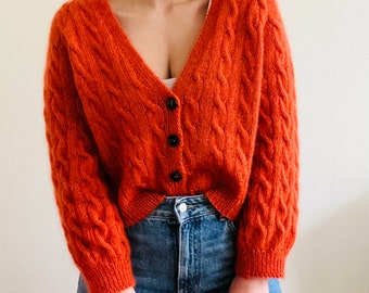 Knitting Pattern Auguste Cardigan (English)