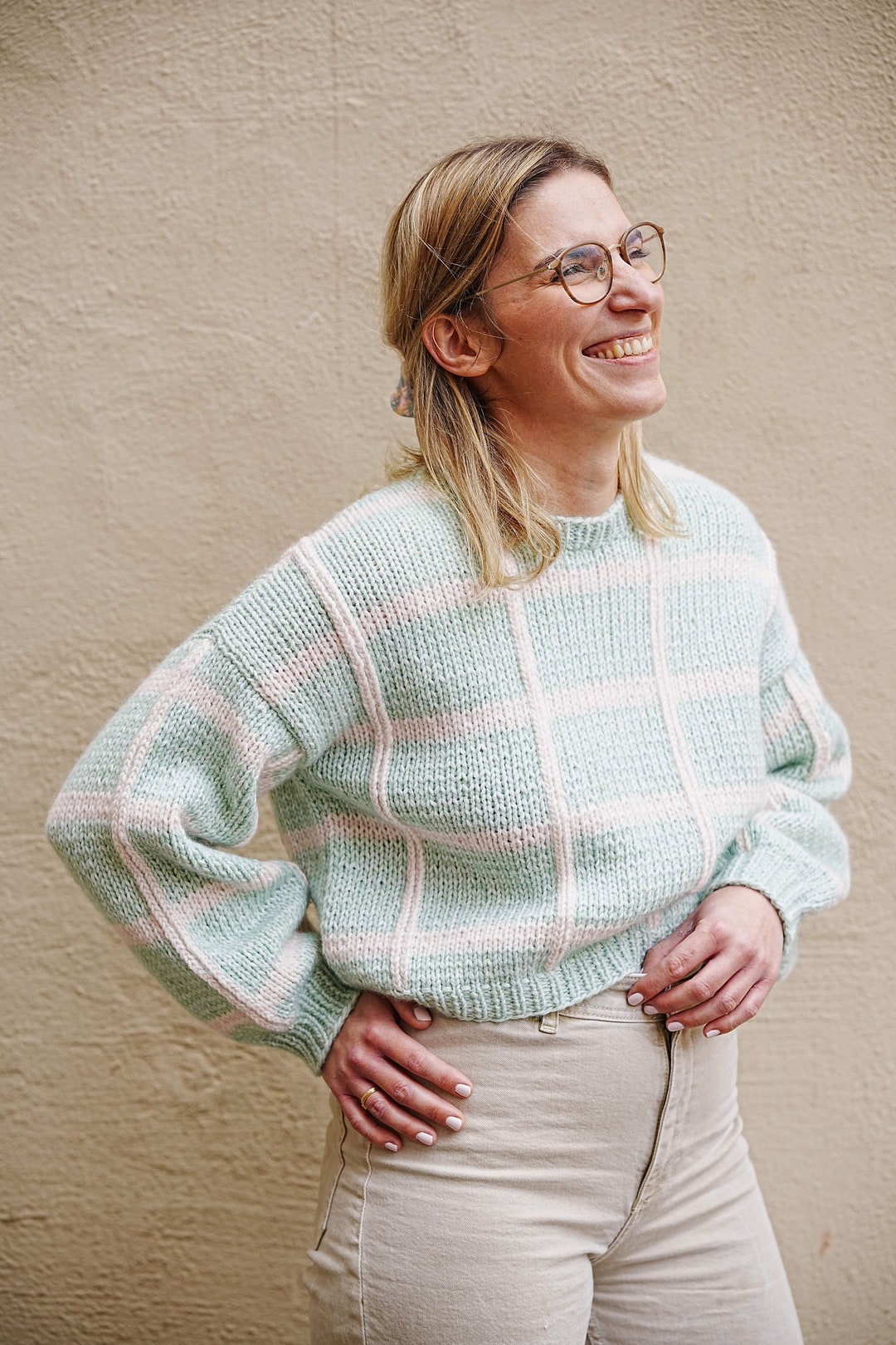 Schema per lavorare a maglia il maglione Chunky Max (tedesco