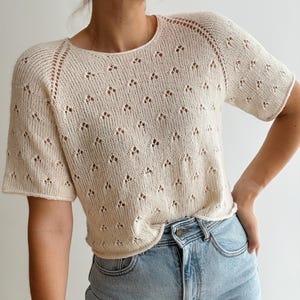 Knitting Pattern Lillie Tee (English)