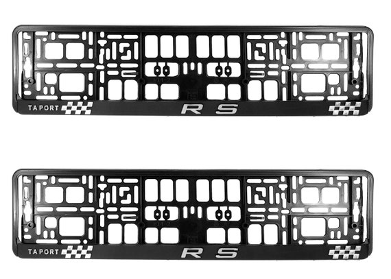 Buy Pair 2pcs Taport Rs 3d Car Registration License Number Plate