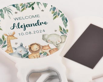 Personalized Baby Shower Bottle Opener Magnet - Personalized Baby Shower Bottle Opener Magnet,Baby Shower Party Favors, pcs.