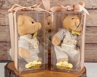 Benutzerdefinierte Teddybär-Babyparty, Teddy-Ohr-Schlüsselanhänger, Teddy-Ohr, Teddybär-Geburtstagsgeschenk