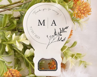 50.pcs Wedding Magnet Bottle Opener, Bulk Wedding Favor For Guests,  Wedding Gift, Save the Date,