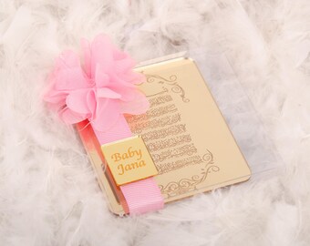 Ayatul Kursi Frame Favor, Personalised Islamic Wedding Gift, Muslim Welcome Baby
