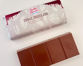 Dubai Chocolate Bar PREMIUM, Viral Dubai Pistachio Chocolate Bar, 100gr