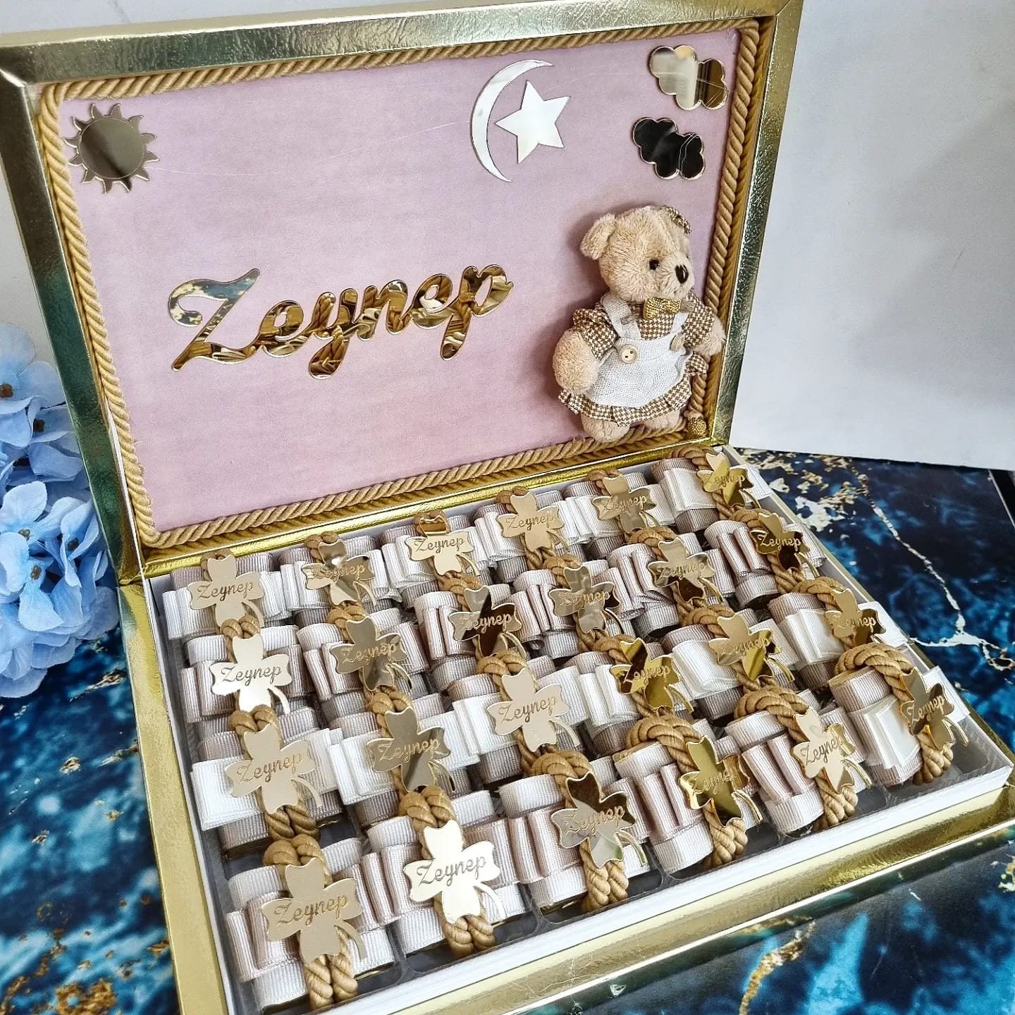 Praline Chocolates With Teddy Bear, Baby Birthday Favors - Etsy