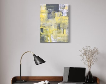 Do Not Cross-  ORIGINAL Acrylic Painting - Modern Wall - Abstract Art - Decor