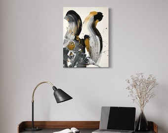 Ailes piégées - peinture acrylique ORIGINALE - mur moderne - art abstrait - décoration