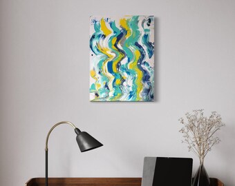 Sea Dance - ORIGINAL Acrylic Painting - Modern Wall - Abstract Art - Decor