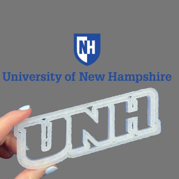 University of New Hampshire Cookie Cutter | College Cookie Cutters | Fondant Cutters