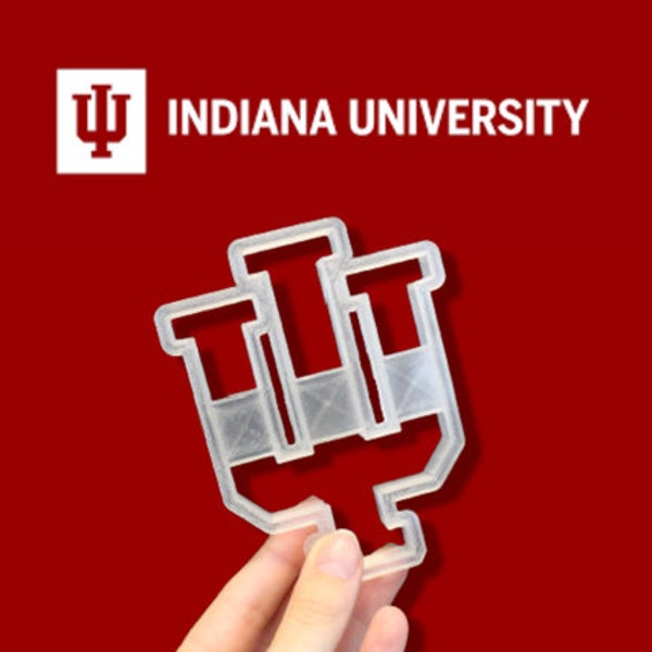 Indiana University Cookie Cutter | College Cookie Cutters | Fondant Cutters