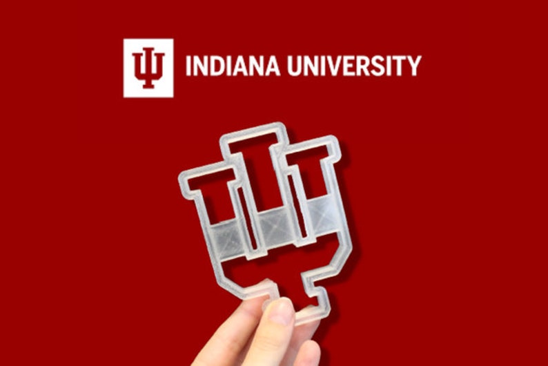 Indiana University Cookie Cutter College Cookie Cutters Fondant Cutters