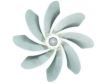 Edelstahl Windkraftrad Propeller 155 mm, inkl. Kugellager, GartenPropeller Ersatz