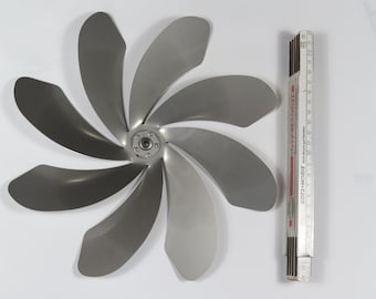 XL Windradpropeller aus Edelstahl, Durchmesser 280 mm, incl. Kugellager; Ersatzpropeller für maxFlite XL-Flugzeuge o.für Eigenbauwindrad