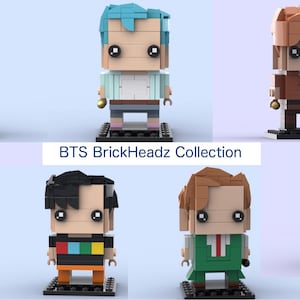 BTS BrickHeadz Collection (Dynamite MV) – All 7 Members (Instructions)