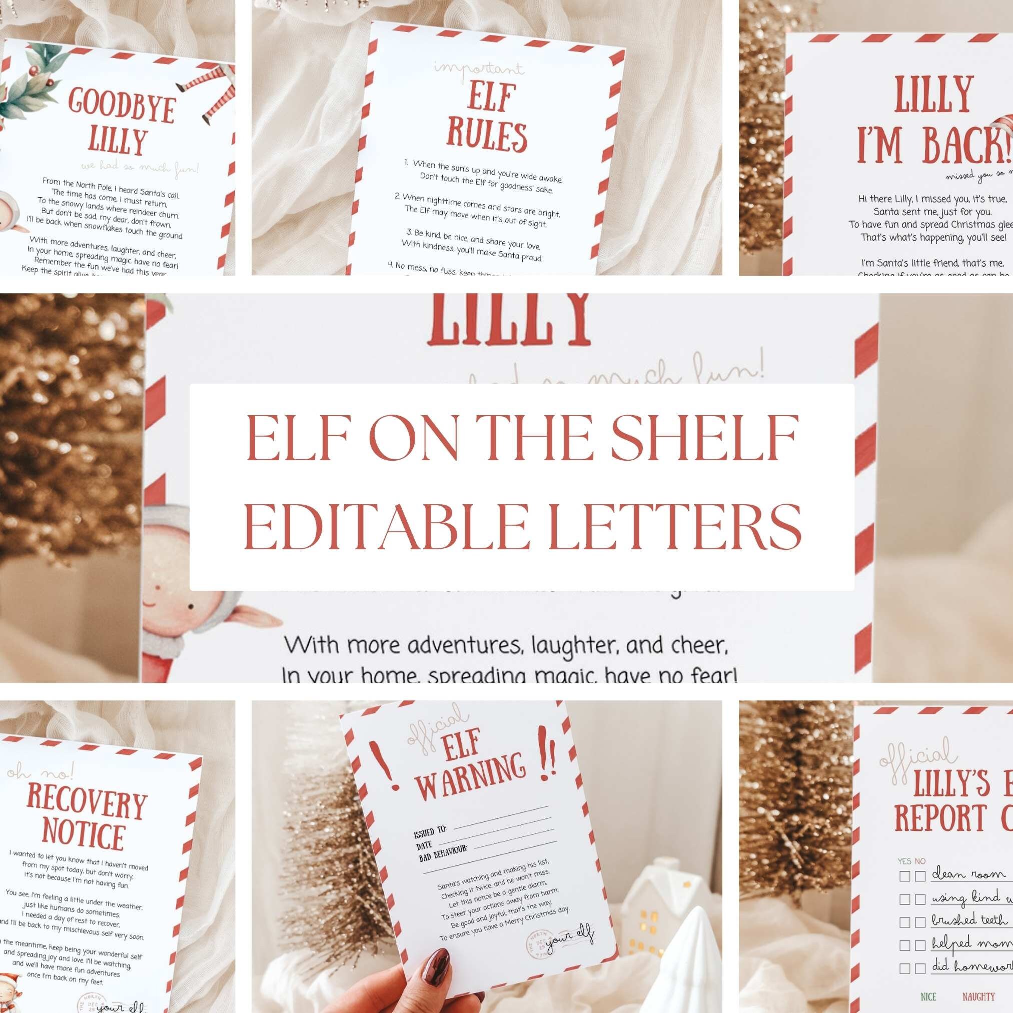 EDITABLE Elf Printable Ideas Elf Welcome Letter Elf Arrival Letter Elf Goodbye Letter Elf EDITABLE Elf Printable Ideas Elf Welcome Letter Elf Arrival Letter Elf Goodbye Letter Elf