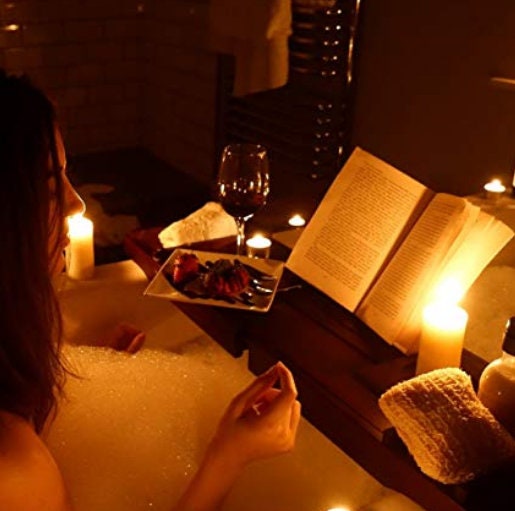 Bath Tray Caddy With Wine Glass Holder Ipad Stand and More Etsy