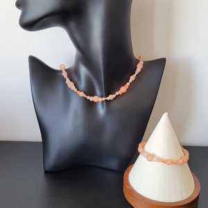 Armband und Halskette Set, Matching Set, Schmuck, Geschenk für sie, verstellbares Armband, handgemachter Schmuck