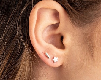 Orecchini A Bottone In Argento 925 Con Zirconi, Ipoallergenici, Gioielli Eleganti E Semplici Per Donna, Ideali Per Ogni Occasione