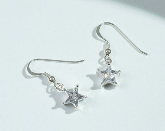 Zolkamery Orecchini A Cerchio In Argento 925 Con Zirconi – Modelli Con Ciondolo A Stella, Croce E Perle – Ipoallergenici In Confezione Regalo