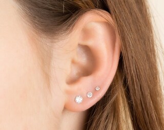 Orecchini A Cuore In Argento 925 Con Zirconi Cubici, Eleganti E Semplici, Per Donna – In Confezione Regalo