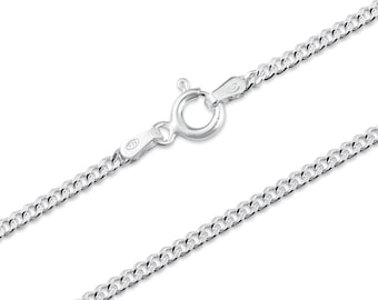 アクセサリー BWL Round Chain Necklace 21inch 53cm Sterling Silver Light Curb Chain Necklace – 16in to 30in - Etsy