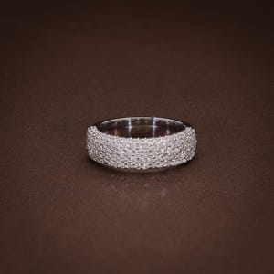 Pave Lab Grown Diamond Ring