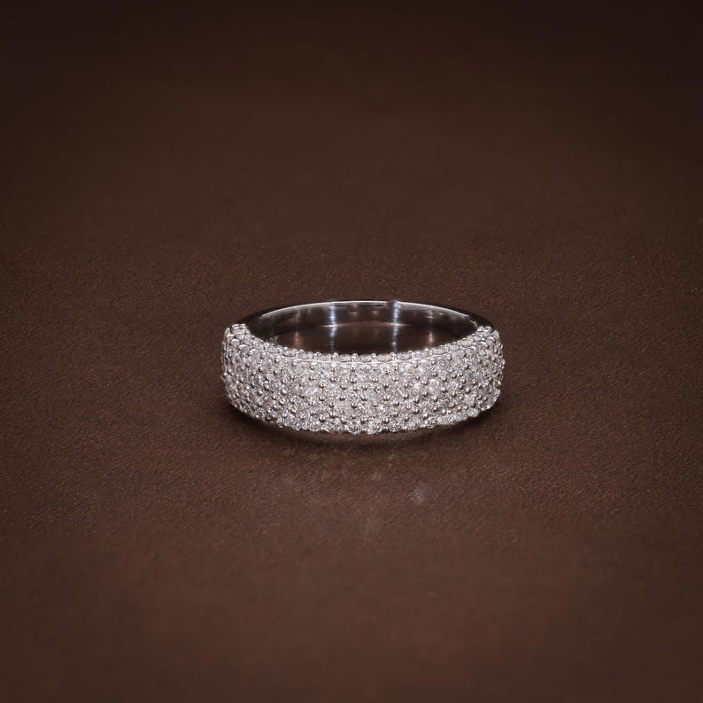 Pave Lab Grown Diamond Ring