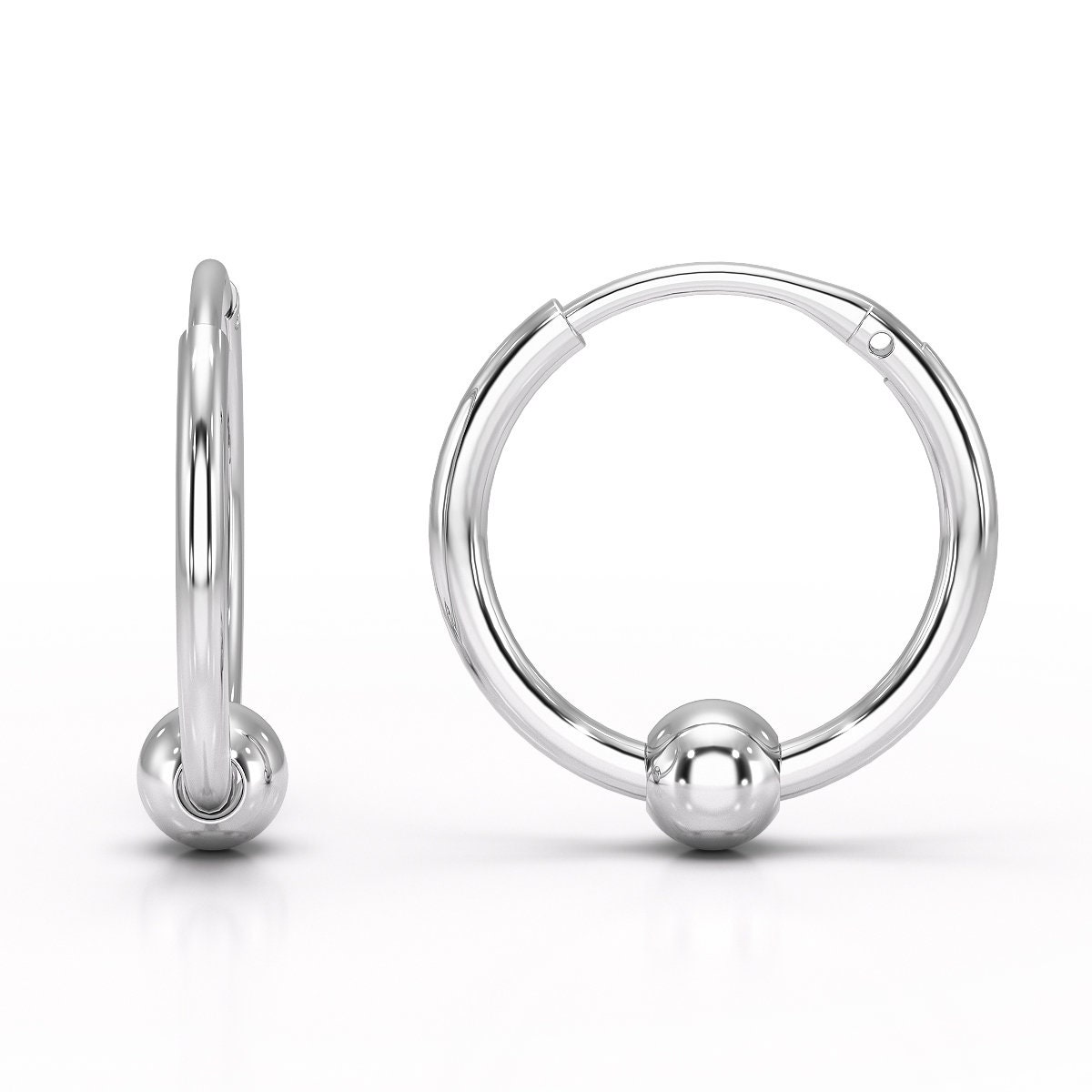 Byweekend☆[silver925] Mini hammer ball earring ピアス silver925】miniボールピアス | ALLEGROA
