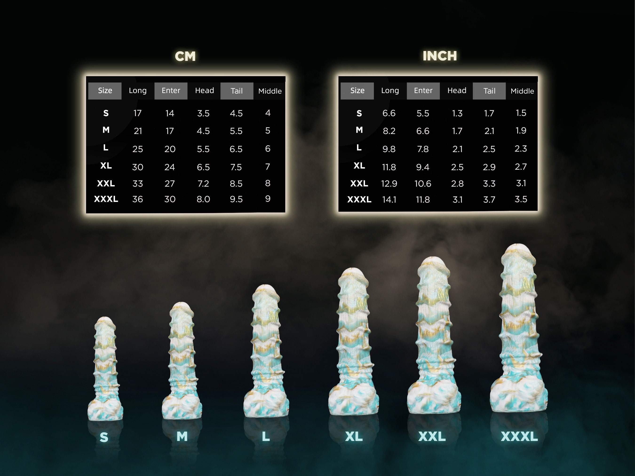 Huge Monster Dildo, S/M/L/XL/XXL/XXXL, Monster Dildo, Long Dildo, Thick