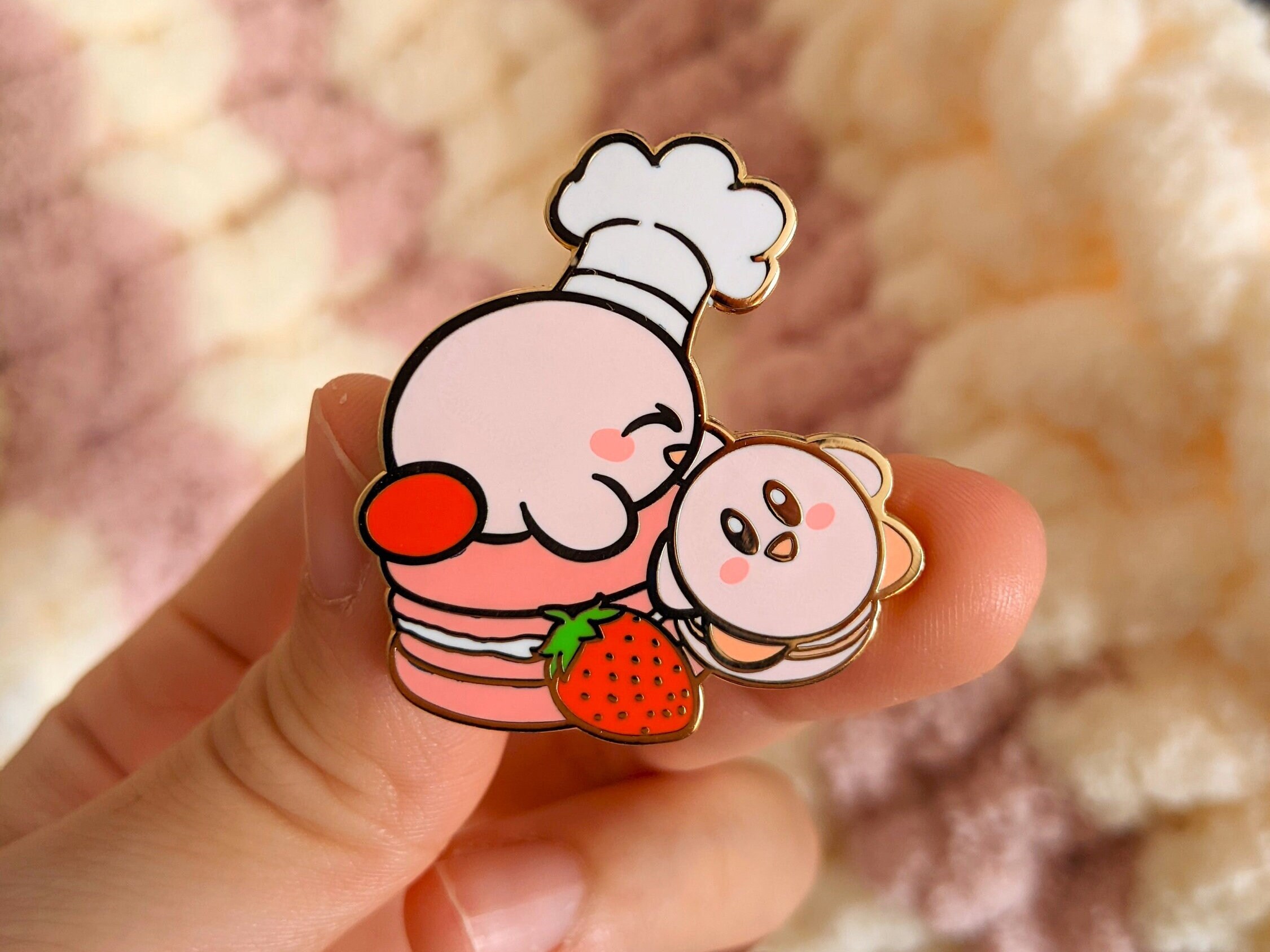 Chef Pin Kawaii Chef Poyo Hard Enamel Pin - Etsy