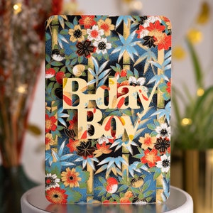 Carte papier japonais personnalisable - tropical kon