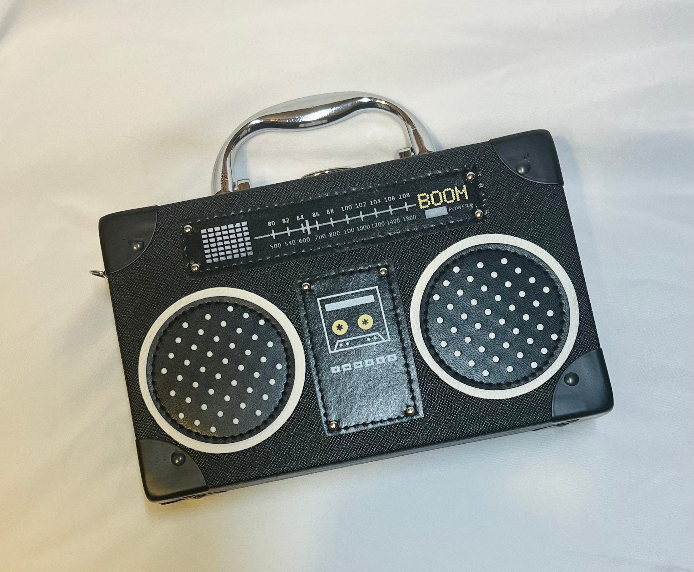 Retro Boombox Purse W/ Strap Etsy