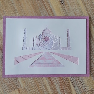 Taj Mahal Wandkunst | Iris Faltmuster | PDF Download | Iris Faltmuster & Wandkunst Vorlage