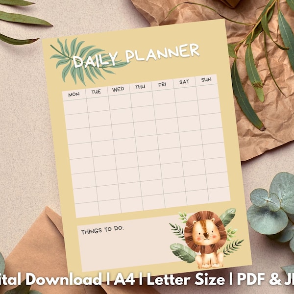 Homeschool Planner, Adhd Planner, Kids Weekly Planner, Rainbow Daily Planner, Kids Schedule, Kids Daily Calendar, Chore Chart For Kids