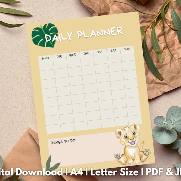 Homeschool Planner, Adhd Planner, Kids Weekly Planner, Rainbow Daily Planner, Kids Schedule, Kids Daily Calendar, Chore Chart For Kids