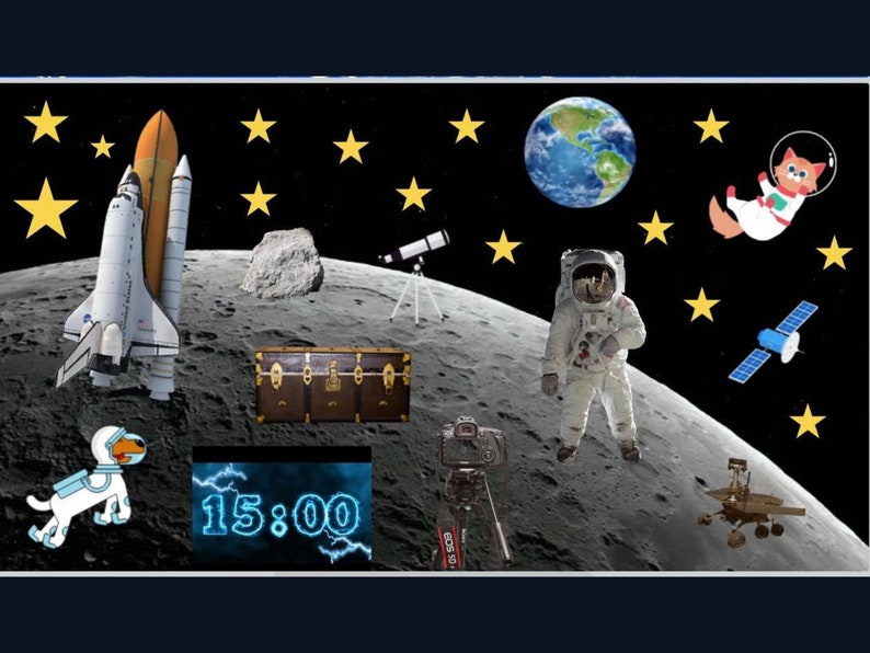 Digital Educational Space Themed Escape Room - Etsy