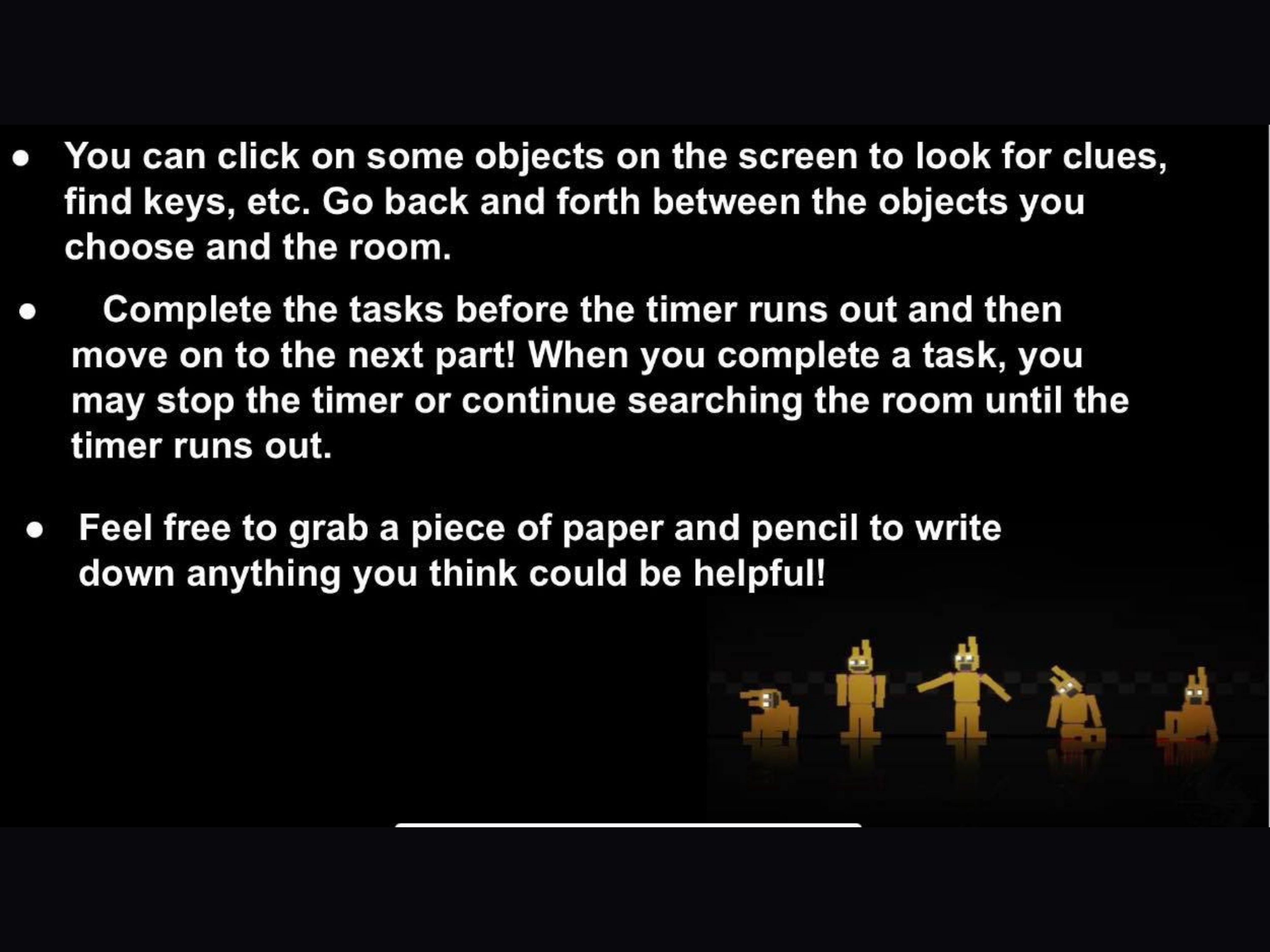 Five Nights at Freddys FNAF INSPIRED Virtual Escape Room Etsy