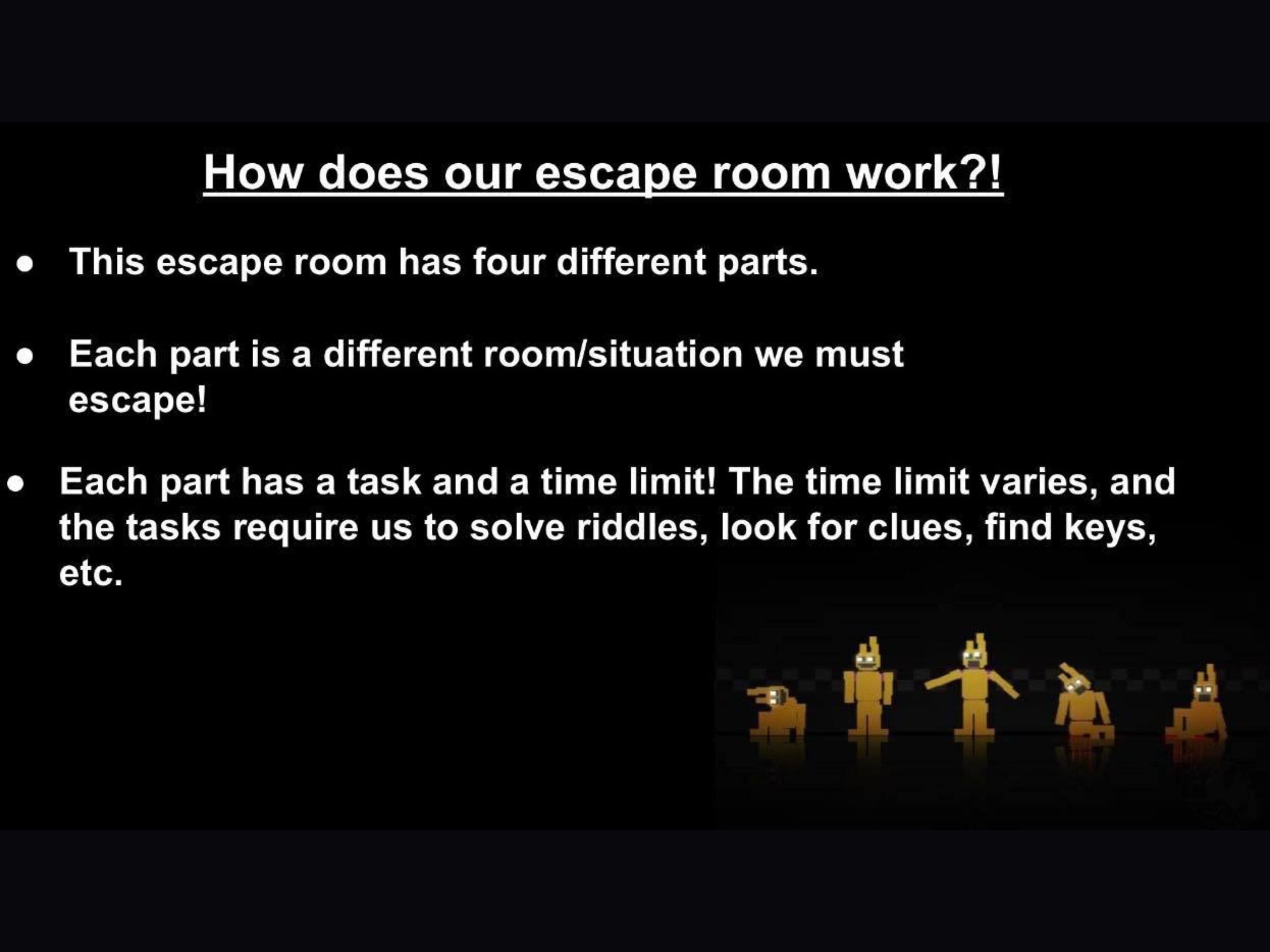 Five Nights at Freddys (FNAF) INSPIRED Virtual Escape Room! Etsy