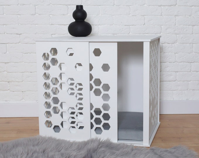 Modern Dog House, Dog Crate Furniture Bed Kennel, Dog Kennel Furniture, Indoor Dog House, Dog Crate Furniture Kennel House, Pet Crate Kennel