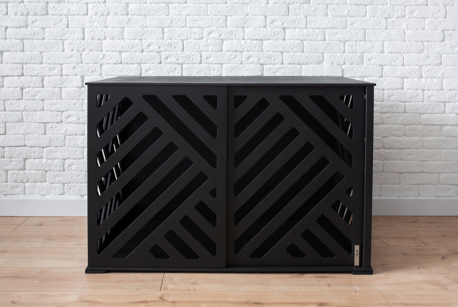 Large Modern Dog Crate, Dog Crate Furniture, Wooden Dog Crate, Dog Kennel Furniture, Modern Dog