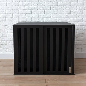 Modern Dog Crate with Sliding Door, Dog Kennel, Dog House, Dog Bed, Indoor Dog House, Dog Crate Furniture, Modern Dog Kennel, DOGGY