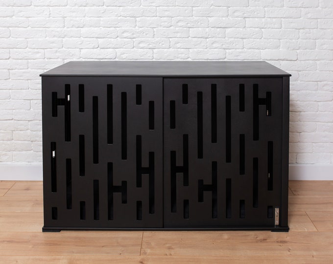 Modern Dog Crate, Modern Dog Kennel, Dog Crate Furniture, Modern Dog House, Decorative Dog Crate, Wooden Dog Crate, Custom Dog Crate, DOGGY