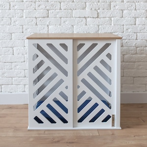 Dog Crate Furniture, Modern Dog Crate, Dog Kennel Furniture, Dog House Indoor, Wooded Dog Crate, Pet Crate Furniture, DOGGY