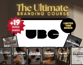 UBC - Ultimate Branding Course, MRR, Social Media Course, Master Resell Rights, Marketing, Social Media Brand, Course for Resell, UBC