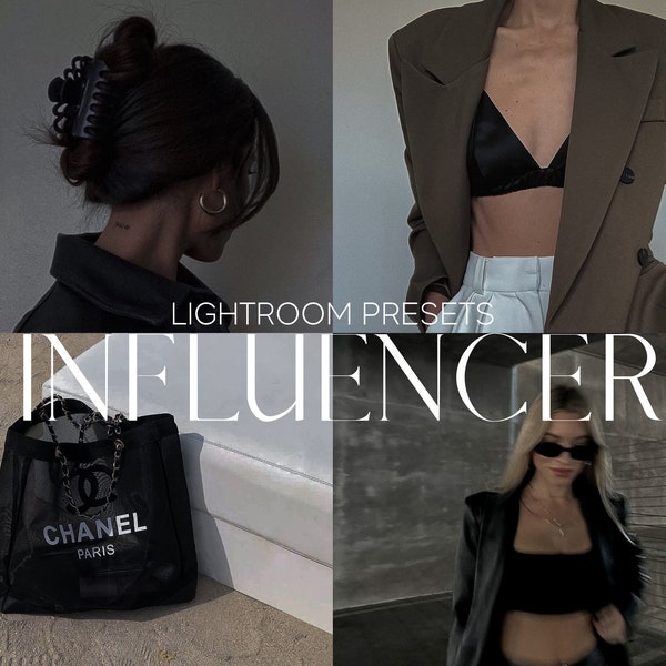 4 Influencer Lightroom Presets, Minimalist Preset, Minimalist Lightroom Preset, Mobile Lightroom Preset, Influencer Preset, VSCO Filter