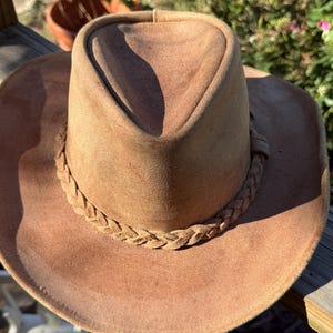 Minnetonka Leather Outback Hat - Etsy display picture 1